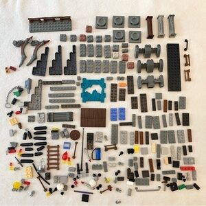 Mega Bloks Fire Ice Dragons Loose Parts Lot Bundle Random Pieces Bricks 1 Pound